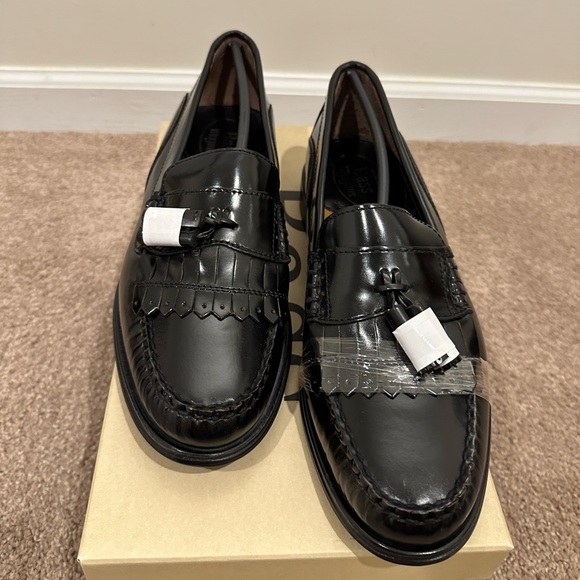 G.H. Bass Black Tassel Leather Loafers - Weejun - Size 8.5 Men - Brand New main image 4